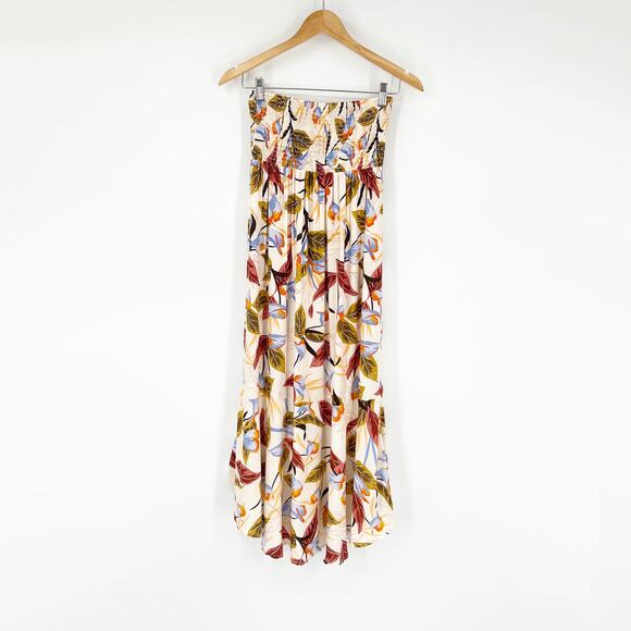 LSpace Tropical Floral Print Swim Cover Up Skirt Dress Size Large - Picture 3 of 7